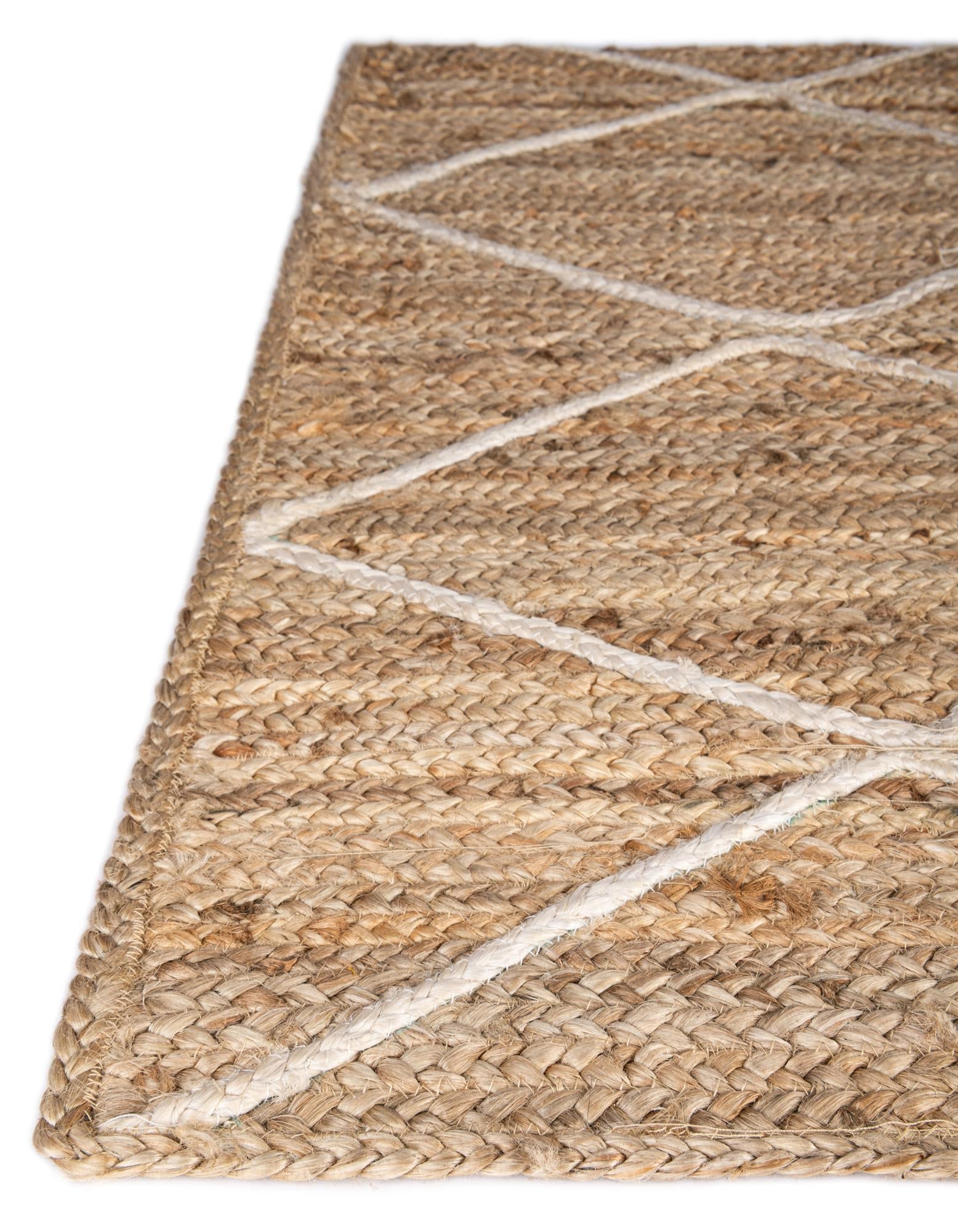 Woven Seaside Jute Collection Area Rug - Harbor Cove