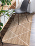 Woven Seaside Jute Collection Area Rug - Harbor Cove