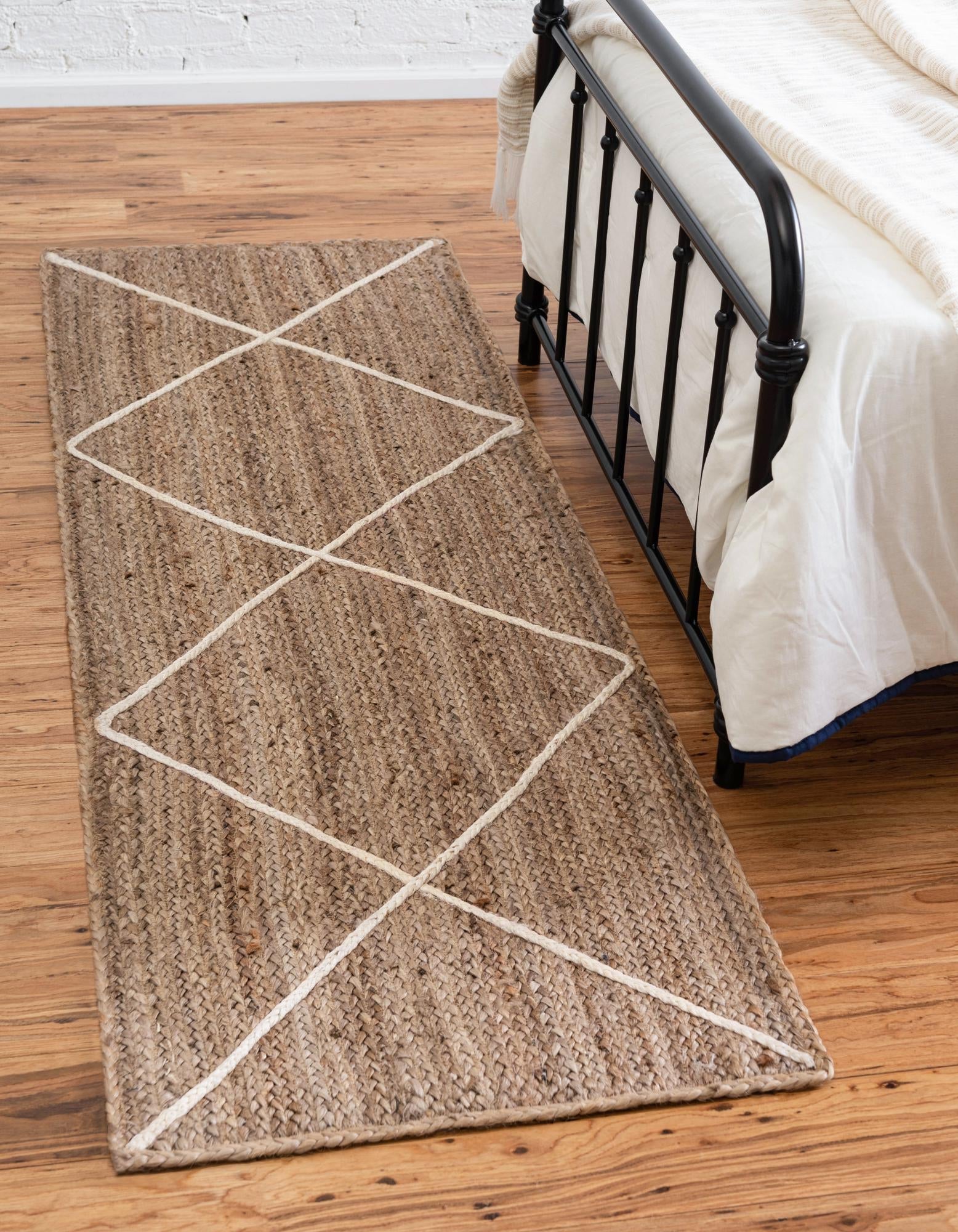 Woven Seaside Jute Collection Area Rug - Harbor Cove