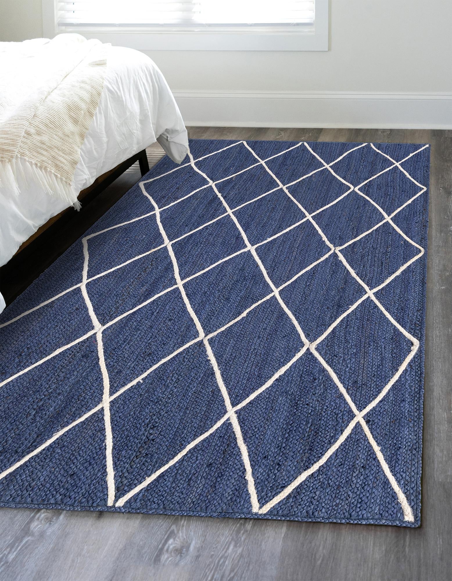 Woven Seaside Jute Collection Area Rug - Harbor Cove