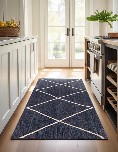 Woven Seaside Jute Collection Area Rug - Harbor Cove