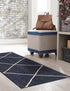 Woven Seaside Jute Collection Area Rug - Harbor Cove