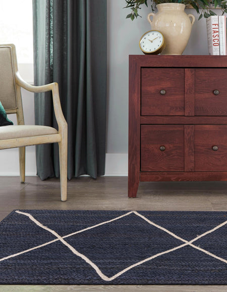 Woven Seaside Jute Collection Area Rug - Harbor Cove