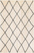 Woven Seaside Jute Collection Area Rug - Harbor Cove Rectangle Ivory and Black  lifestyle 3