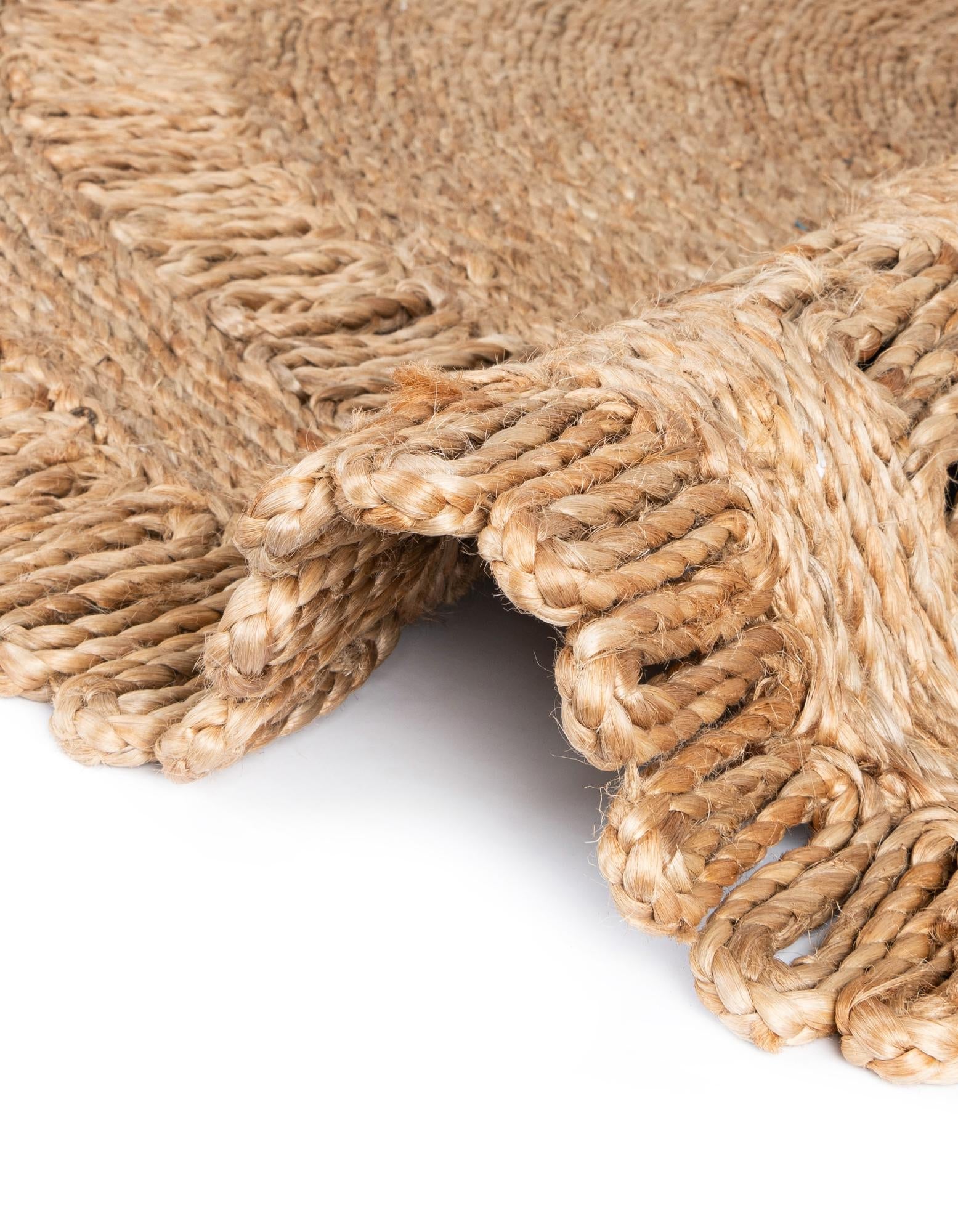 Woven Seaside Jute Collection Area Rug - Seaside