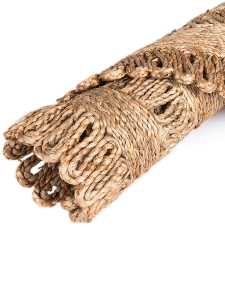 Woven Seaside Jute Collection Area Rug - Seaside