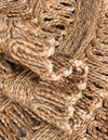 Woven Seaside Jute Collection Area Rug - Seaside Round Natural  lifestyle 22