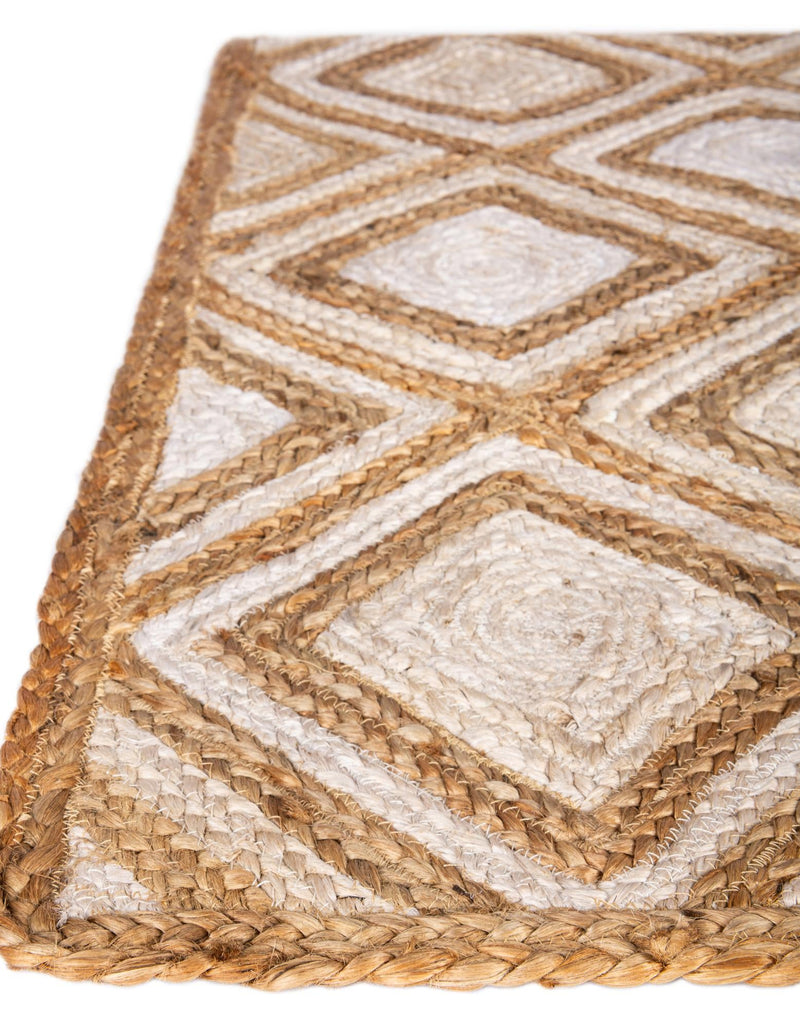 Woven Seaside Jute Collection Area Rug - Marina Rectangle Natural  lifestyle 34