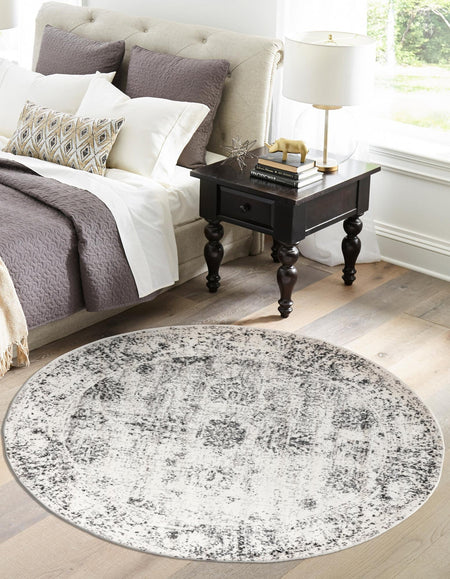 Riviera Elegance Collection Area Rug - Antibes (Gray)