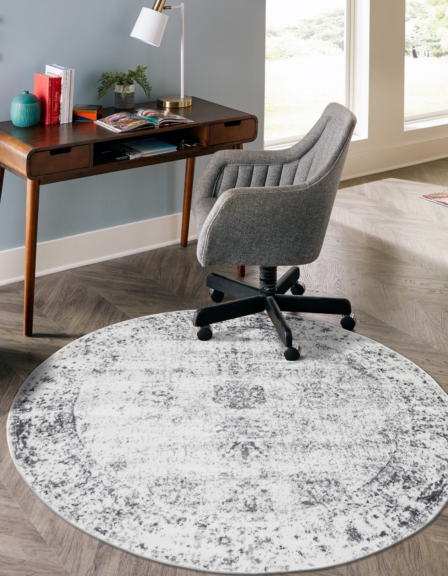 Riviera Elegance Collection Area Rug - Antibes (Gray)