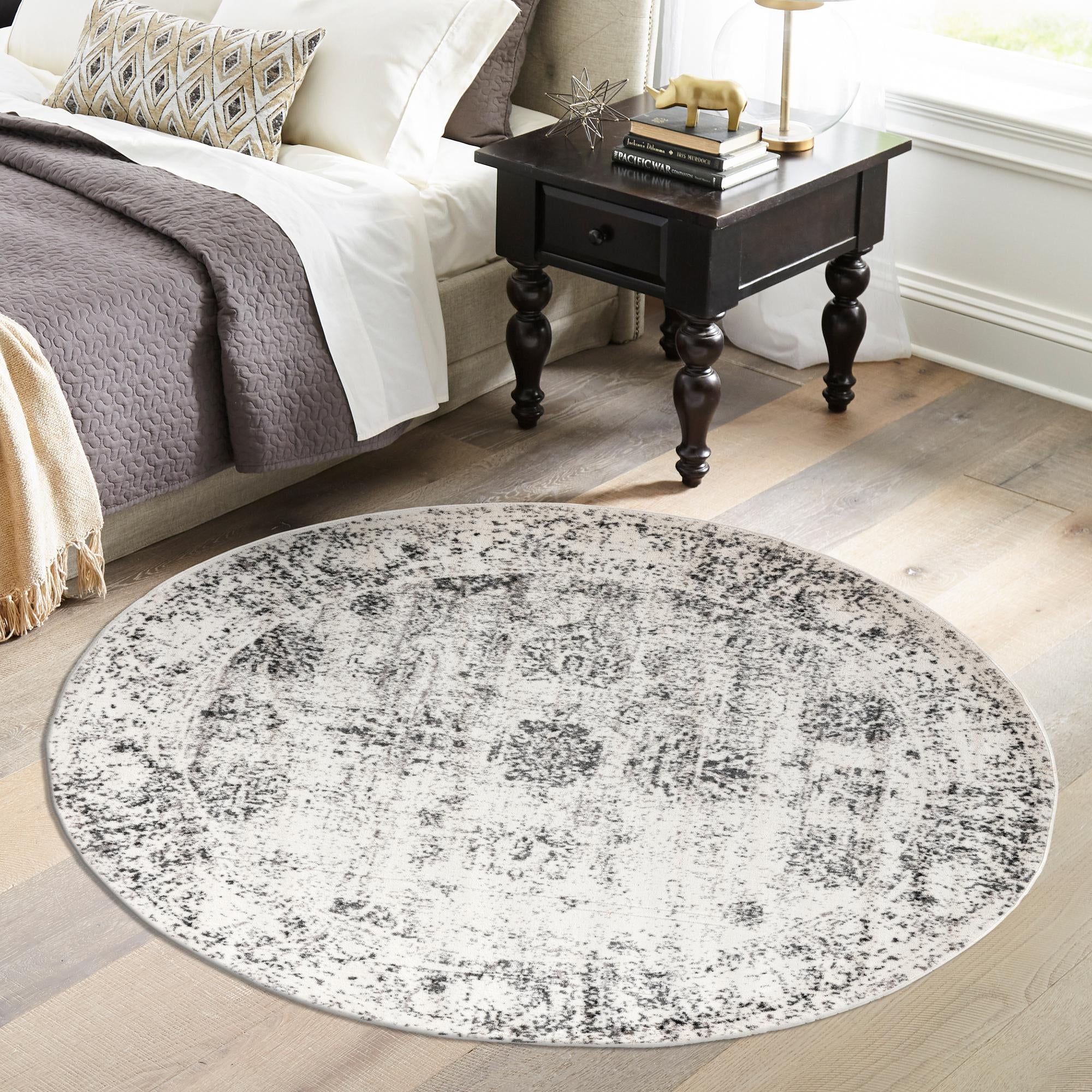 Riviera Elegance Collection Area Rug - Antibes (Gray)