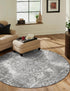 Riviera Elegance Collection Area Rug -  Monaco (Gray)