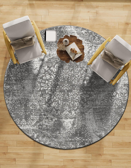 Riviera Elegance Collection Area Rug -  Monaco (Gray)