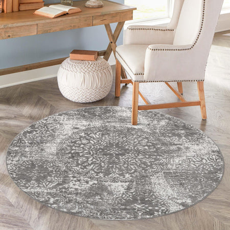 Riviera Elegance Collection Area Rug -  Monaco (Gray)