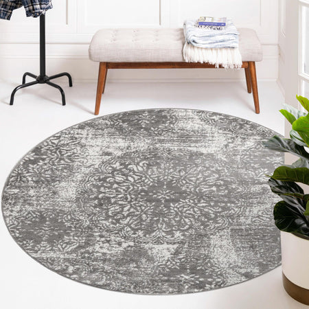 Riviera Elegance Collection Area Rug -  Monaco (Gray)