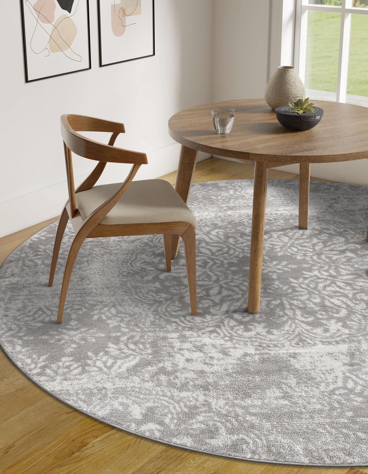 Riviera Elegance Collection Area Rug -  Monaco (Light Gray)