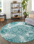 Riviera Elegance Collection Area Rug -  Monaco (Turquoise)