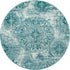 Riviera Elegance Collection Area Rug -  Monaco (Turquoise)