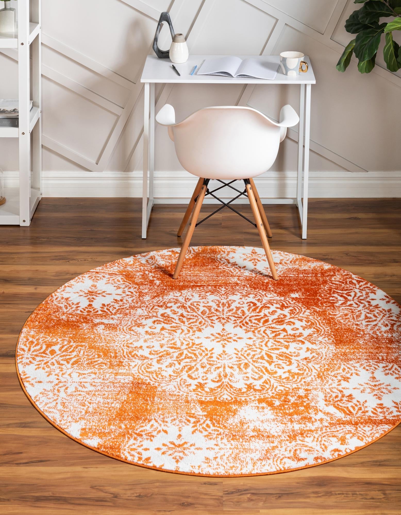 Riviera Elegance Collection Area Rug -  Monaco (Orange)