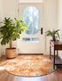 Riviera Elegance Collection Area Rug -  Monaco (Orange)