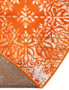 Riviera Elegance Collection Area Rug -  Monaco (Orange) Round Orange  lifestyle 37