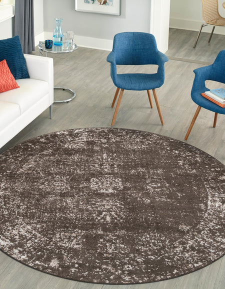 Riviera Elegance Collection Area Rug - Antibes (Brown)