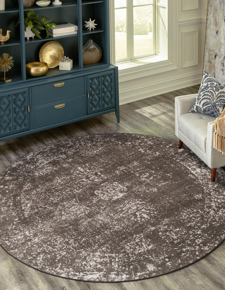 Riviera Elegance Collection Area Rug - Antibes (Brown)