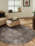 Riviera Elegance Collection Area Rug - Antibes (Brown)