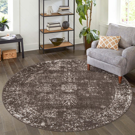 Riviera Elegance Collection Area Rug - Antibes (Brown)