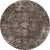 Riviera Elegance Collection Area Rug - Antibes (Brown) Round Brown Main