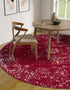 Riviera Elegance Collection Area Rug - Antibes (Burgundy)