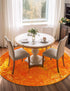 Riviera Elegance Collection Area Rug - Antibes (Orange)