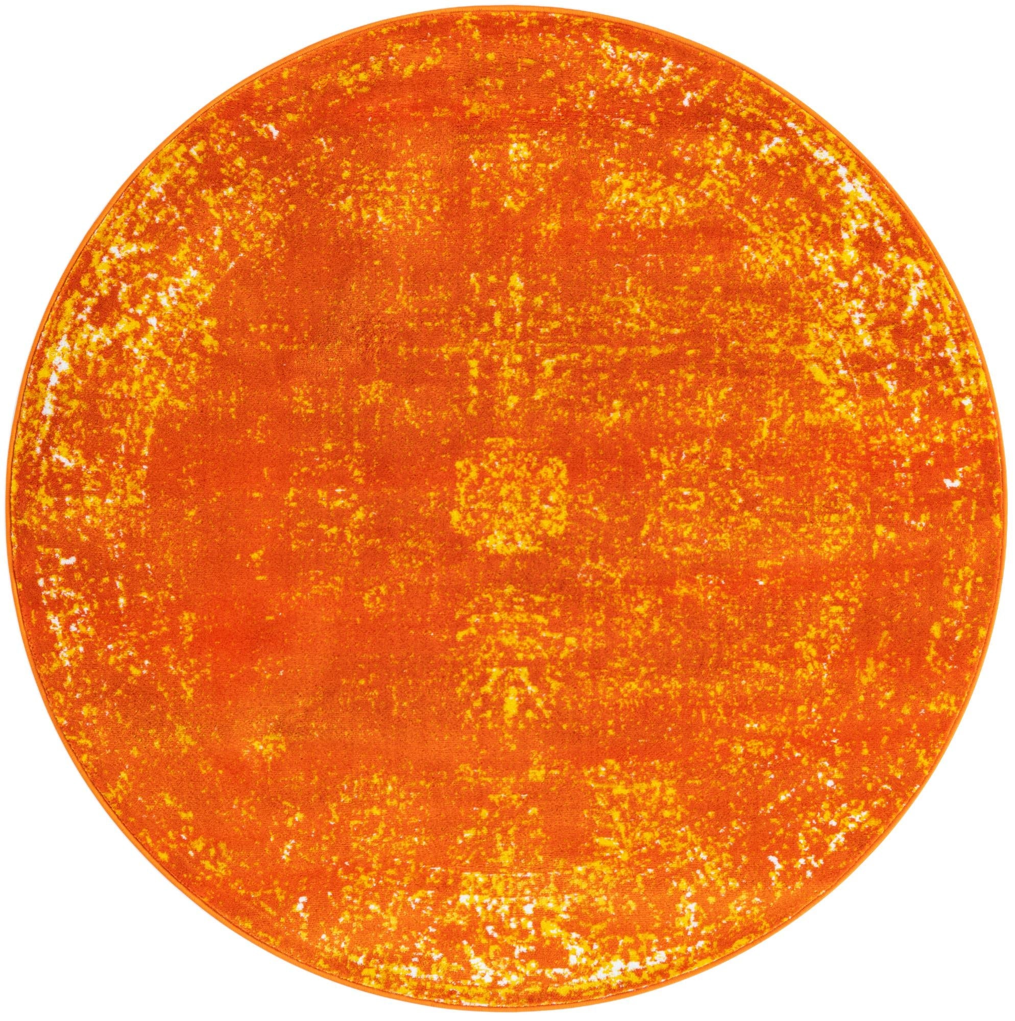 Riviera Elegance Collection Area Rug - Antibes (Orange)