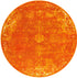 Riviera Elegance Collection Area Rug - Antibes (Orange)