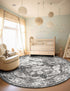 Riviera Elegance Collection Area Rug -  Menton (Gray)