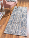 Cascade Range Collection Area Rug - Hood (Navy Blue) Runner Navy Blue  lifestyle 0