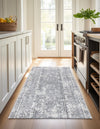 Cascade Range Collection Area Rug -  Rainier Runner Gray  lifestyle 209