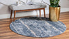 Cascade Range Collection Area Rug -  Rainier Round Blue  lifestyle 2