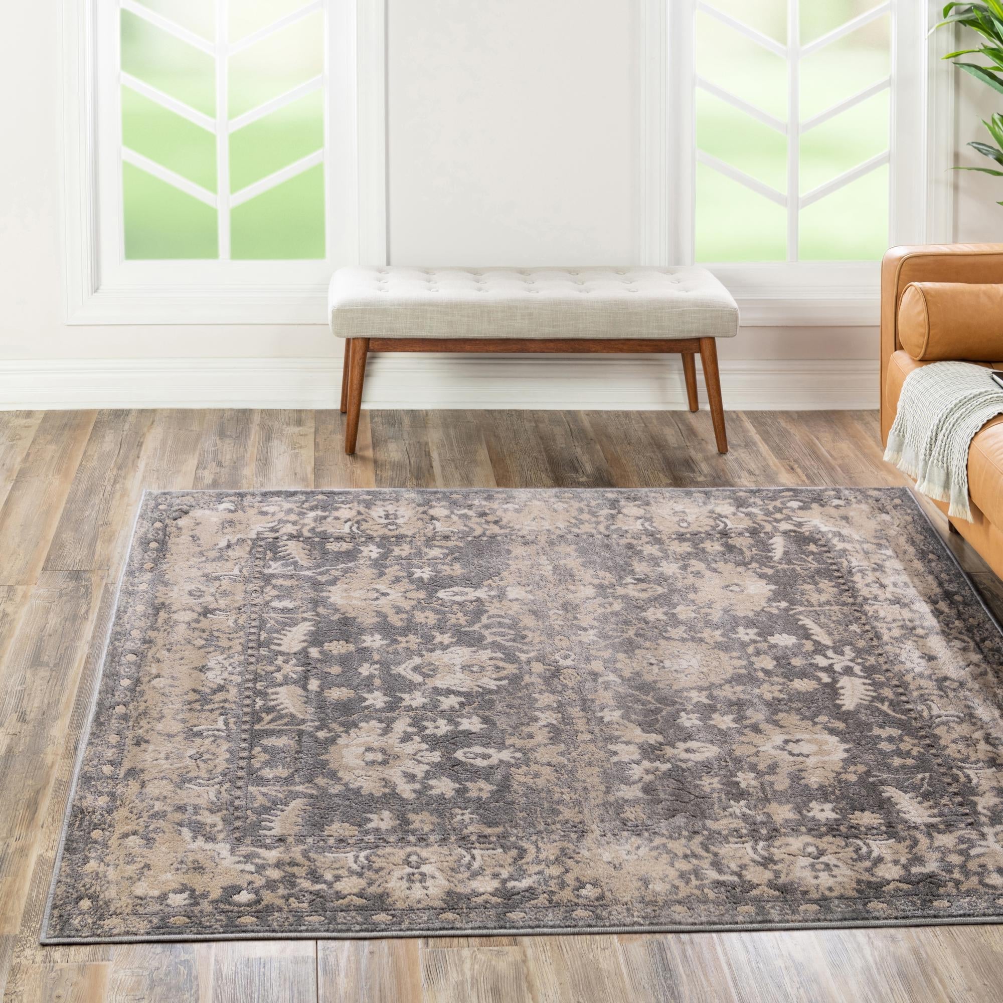 Cascade Range Collection Area Rug -  Shasta (Gray)