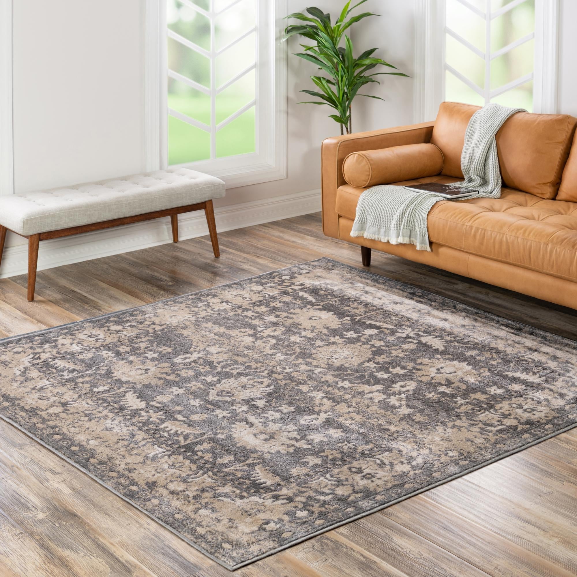 Cascade Range Collection Area Rug -  Shasta (Gray)