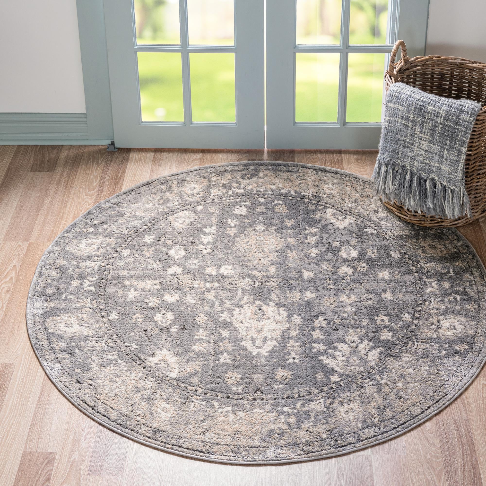 Cascade Range Collection Area Rug -  Shasta (Gray)