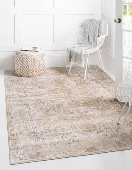 Cascade Range Collection Area Rug -  Shasta (Ivory)