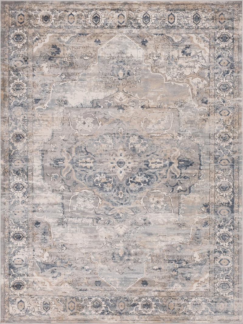 Cascade Range Collection Area Rug -  Baker Rectangle Gray Main