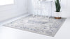 Cascade Range Collection Area Rug -  Baker Square Gray  lifestyle 6