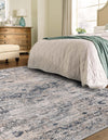 Cascade Range Collection Area Rug -  Baker Rectangle Gray  lifestyle 8