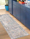 Cascade Range Collection Area Rug -  Baker Runner Gray  lifestyle 4