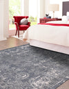 Cascade Range Collection Area Rug -  Helena Square Gray  lifestyle 88