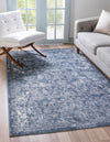 Cascade Range Collection Area Rug -  Helena Rectangle Blue  lifestyle 0