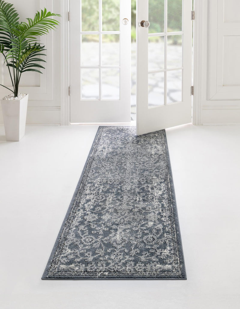 Cascade Range Collection Area Rug -  Helena Runner Blue  lifestyle 0