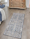 Cascade Range Collection Area Rug -  Helena Runner Navy Blue  lifestyle 189